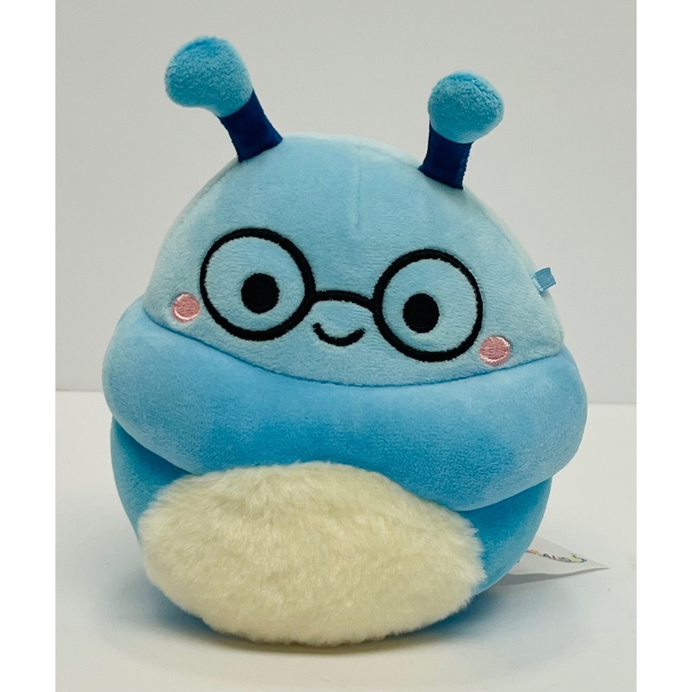 Squishmallows Cordelia Blue Caterpillar with Glasses 5 Inch Plush Toy Jazwares